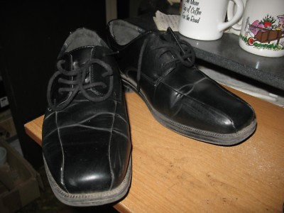 Soft Stags Cole Dress Shoes - Men's Size 9.5M, Black Vega