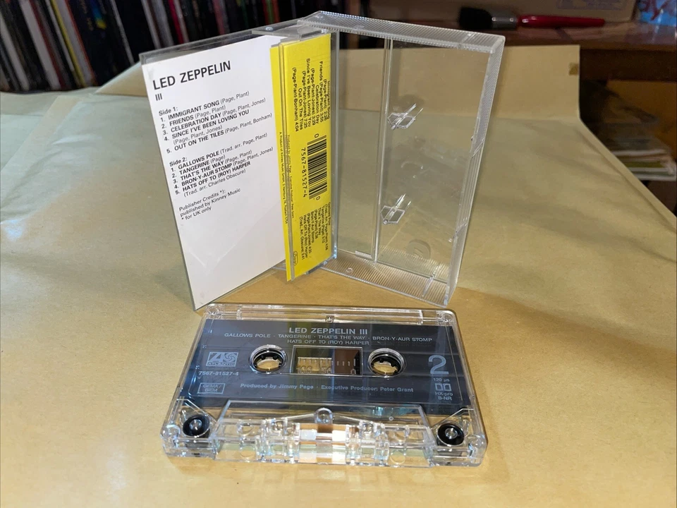 Led Zeppelin - Led Zeppelin III - Cassette 1990s Reissue Vgc+/ex - Image 2 of 2