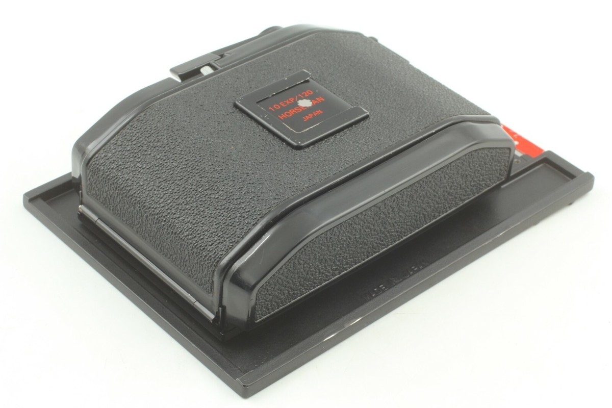 #181★現状品★ HORSEMAN 10exp/120 Exc+5] Horseman 10EXP 120 6x7 Roll Film Back Holder for 4x5