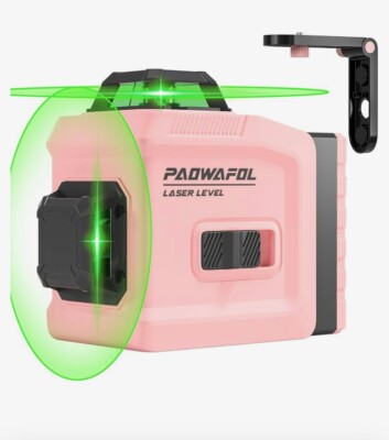 Self-Leveling Laser Tool 3D 3x360° High Vis. Cross Line Level, Battery included 