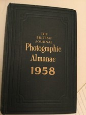 The British Journal Photographic Almanac 1958, Hardback Book