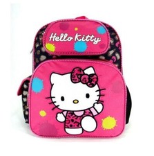 Small Backpack - Hello Kitty - Hot Pink Color 12" School Bag Girls NEW