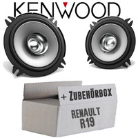Kenwood Lautsprecher FüR Renault R19 13Cm Koax Auto KFZ Einbauset Heck 1992-1997