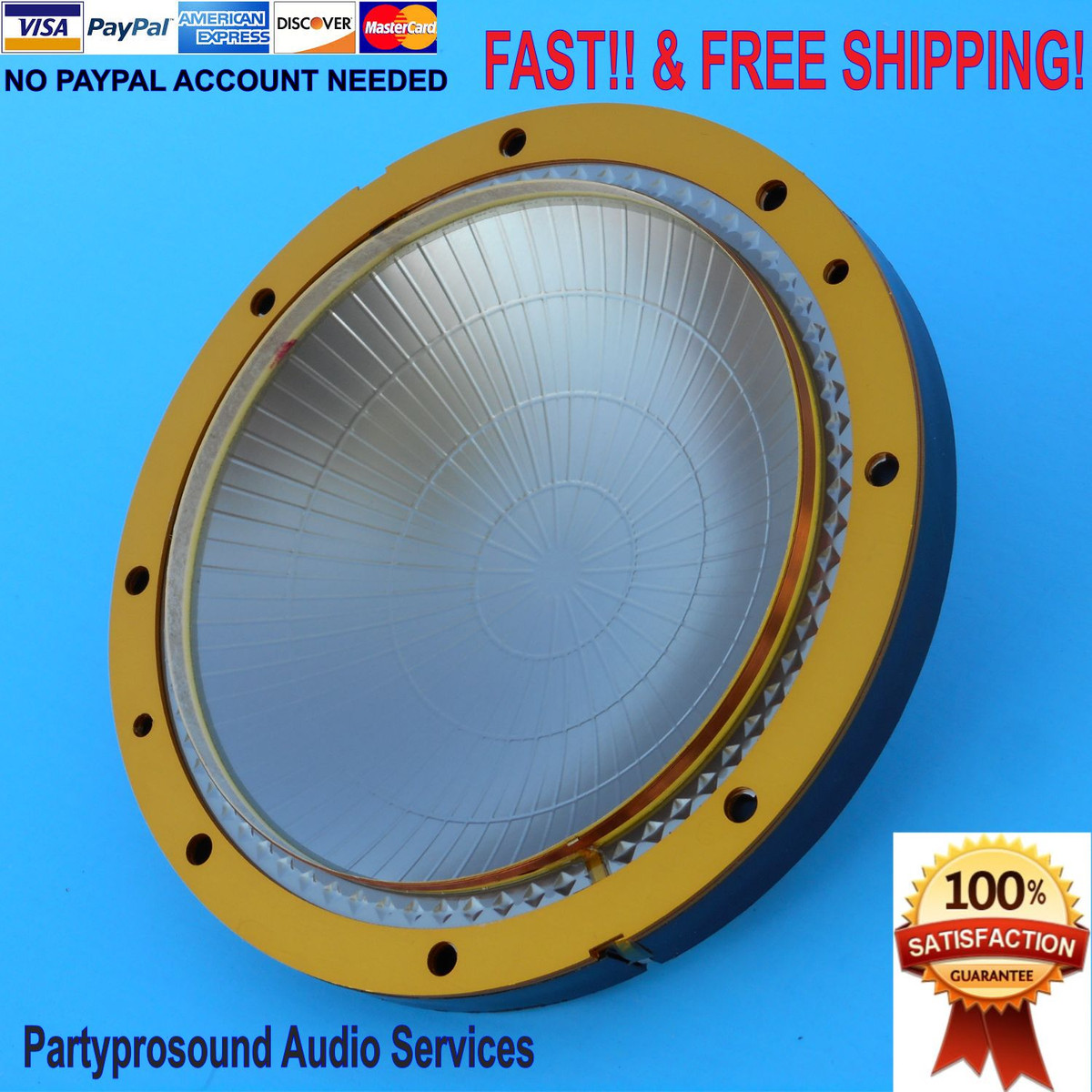 diaphragm for Peavey 44XT DTH,SP,QW speakers, 44XT diaphram ohm #22A