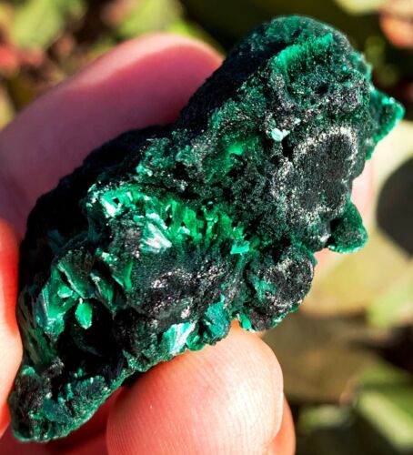 40,0g TOP! Boutique Pfau hell seltenes natürliches grünes Malachit Exemplar ie3386 - Bild 13 von 15