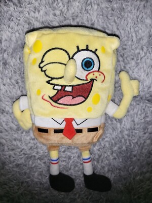TY Spongbob Schwammkopf weiches Plüsch Kuscheltier