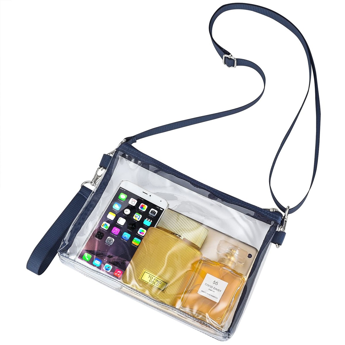 Stadium Bag Clear Festival Crossbody Bag Cow Couture NGIL Clear - Main Image