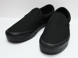 vans slip on lite black