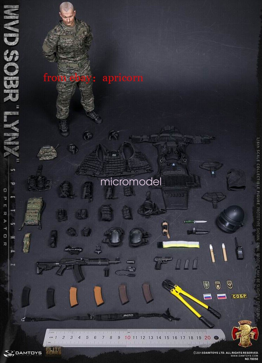 DAMTOYS DAM78058 RUSSIAN SPETSNAZ MVD - SOBR LYNX 1/6 Action