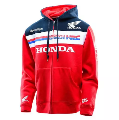 Neu Herren Honda HRC Motorcycling Jacke Sweatshirt Cycling Activewear S-3XL DE - Bild 2 von 15