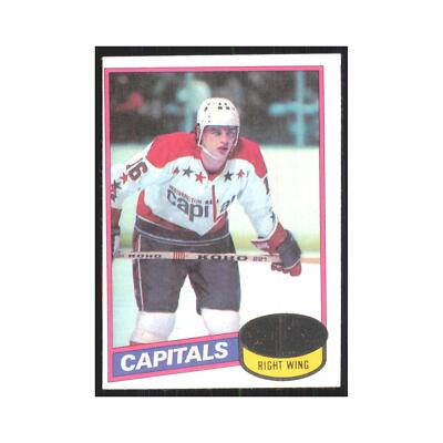 1980 Topps Bengt Gustafsson Washington Capitals #222