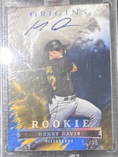 Panini Chronicles 2023 Henry Davis Origins Rookie Auto 14/25 Pittsburgh