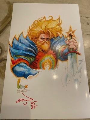 REIGNBOW THE BRUTE by Rocafort! EVS Limited Print Signed & Numbered (LTD 25)