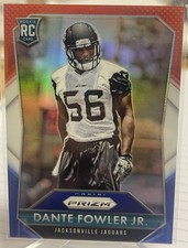 Dante Fowler Jr. 2015 Panini Prizm Rookie Red White & Blue JAGUARS Card #220. rookie card picture
