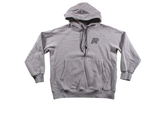 Albino and Preto Hoodie Herren Medium Grau AP Logo Pullover Sweatshirt Streetwear - Bild 9 von 18