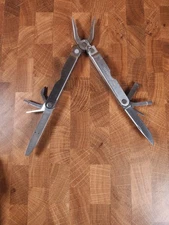 Vintage Original Leatherman PST Multi-Tool USA Stainless Steel & Leather Sheath