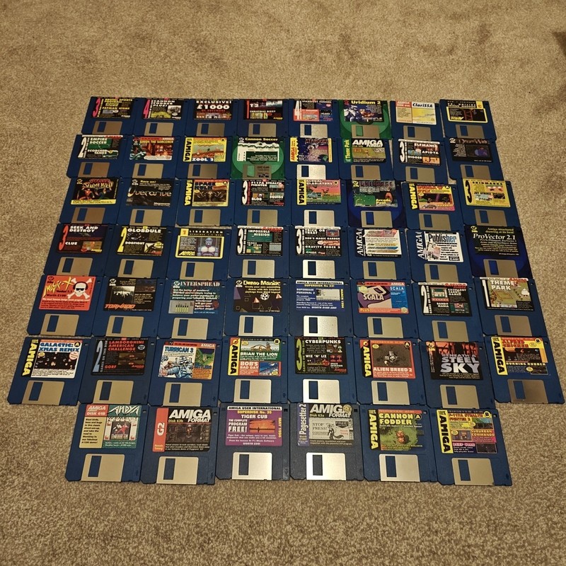 Amiga Format and Amiga Power Cover Disk Bundle