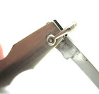 Antique White Gold Filled Pinstripe Vest Pocket Fruit/Nut Pick Knife 2.25" Long — photo 3