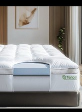 Viscosoft 4 Inch Pillow Top Memory Foam Mattress Topper Queen Cooling Hybrid