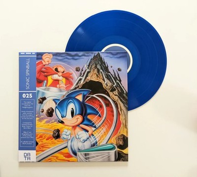 Sonic Spinball Video Game Soundtrack Score BLUE VINYL Record the hedgehog NEW bl