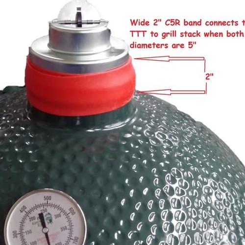 Tip Top Temp Attachable Grill Temperature Regulator (TTT-03 CR5),silver - Picture 2 of 6