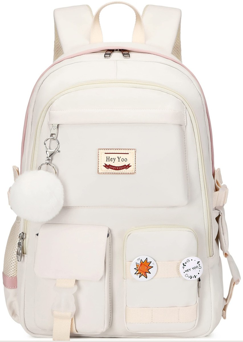 NEW Cork & Cotton Backpack in White - so cute! Amazon.com | irLocy Coquette Aesthetic Backpack Cute  main image 2