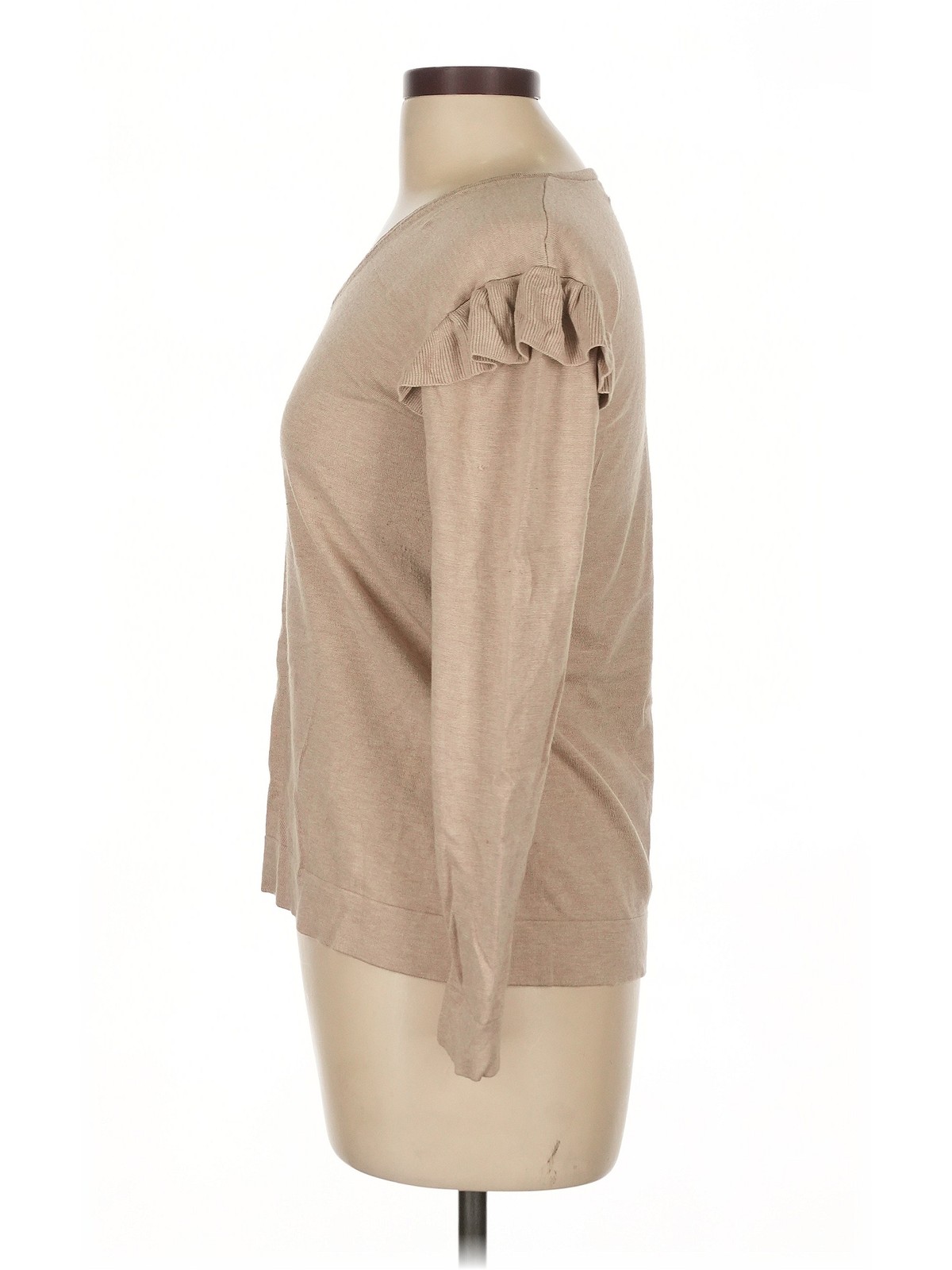 Calvin Klein Women Brown Pullover Sweater L thumbnail 4