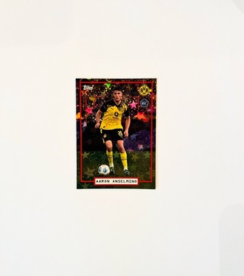 Topps Focus Borrusia Dortmund Aaron Anselmino Full Bleed Starry Nights Red /5