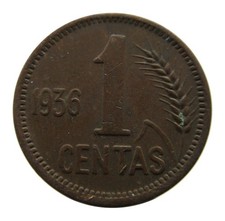 Nr 3888 Lithuania • Republic - 1 Centas 1936, KM# 79 geraltttt83