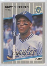 1989 Fleer Gary Sheffield #196 0zq9