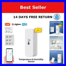 Tuya WiFi Zigbee Temperature Humidity Sensor Smart Life Alexa