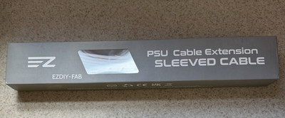 EZDIY-FAB Sleeved PSU Cable Extension Cable for PC Power Supply