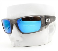 Oakley Fuel Cell Sunglasses Matte Gray Ink Prizm Sapphire OO9096-N360 with Pouch