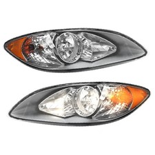 ABS Truck Headlights Assembly Replacement Pair Light Kit Easy Install for
