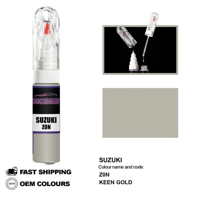 FÜR SUZUKI KEEN GOLD Z0N Touch Up Lackstift Pinsel Fix Kit Kratzer Chip Set