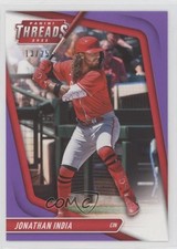 2022 Panini Chronicles Threads Purple 13/25 Jonathan India #23 1c0s