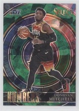 2020-21 Panini Select Select Numbers Green Prizm Donovan Mitchell #9 7v5