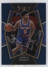 2021-22 Panini Select Premier Level Blue Prizm Quentin Grimes #159 0w8