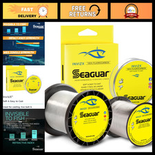 100 Fluorocarbon Fishing Line - Clear, Multi-Species, Casting  Live Bait, Fres