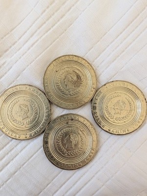 Caesars Tahoe $1 Gaming Tokens Set of 4 Collectible Casino Coins