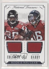 2015 National Treasures Rookie NFL Gear Combo /99 Tevin Coleman Justin Hardy RC