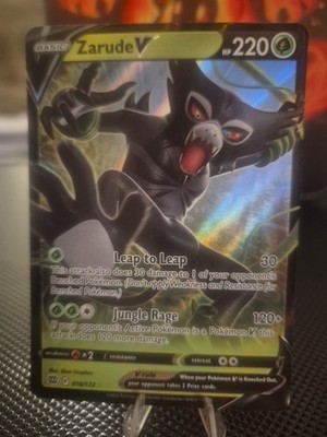 Zarude V 016/264 Brilliant Stars Pokémon Pokemon Card English exe/ Near Mint