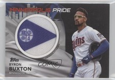 2022 Series 1 City Flag Commemorative Relics Black /299 Byron Buxton Patch 11yh