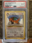 1999 Pokemon Game Dragonite Movie Promo Card PSA 8