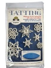 TATSY Tatting Kit Rare Beginner Plus Carol Winandy Star and Snowflakes 1980s