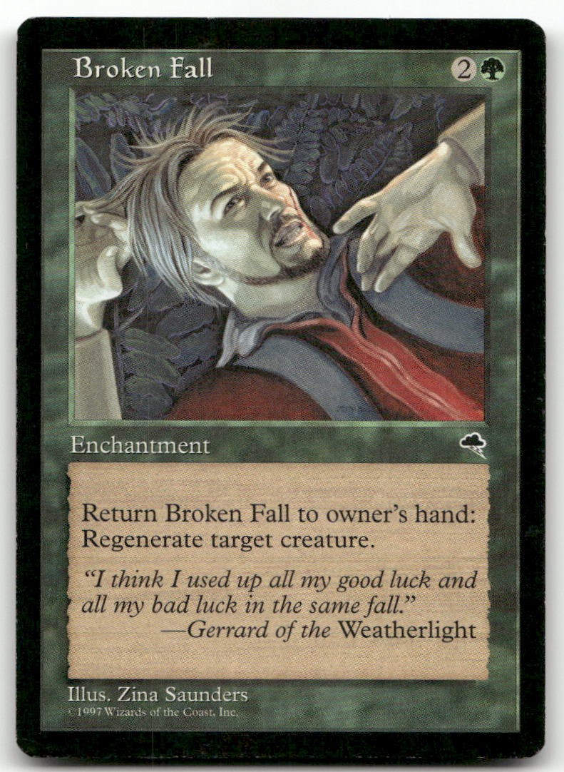Broken Fall #216 (HP) Tempest TMP Magic MTG
