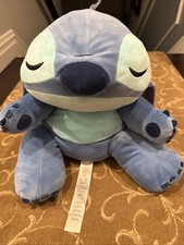 Disney Store Lilo and Stitch Cuddleez Large Plush Pillow Sleeping 25"