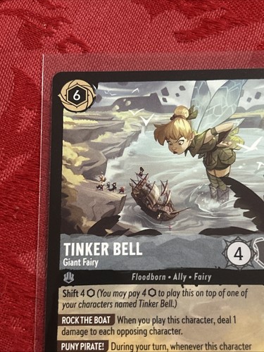 Disney Lorcana Fabled - Tinker Bell - Giant Fairy - Super Rare 188/204 - Picture 3 of 7
