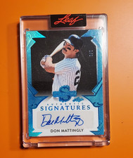 Don Mattingly -NY- 2025 Leaf  Spectacular Signatures Card  1/5