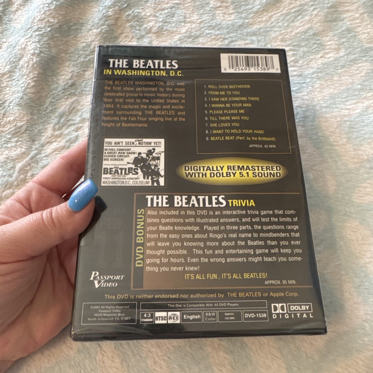 ミュージック The Beatles In Washington D.C. Feb. 11th 1964 / (Dol) [DVD] [Import] cm3dmju The Beatles - Washington D.C. Feb 11th, 1964 (DVD, 2003) for